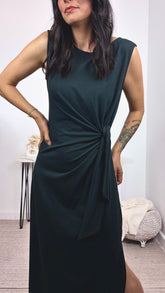 Vestido Lazada Negro